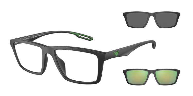 50011W - Matte Black / Clear