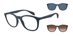 61851W - Matte Blue / Clear