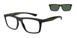 50011W - Matte Black / Clear