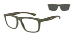 61841W - Matte Green / Transparent