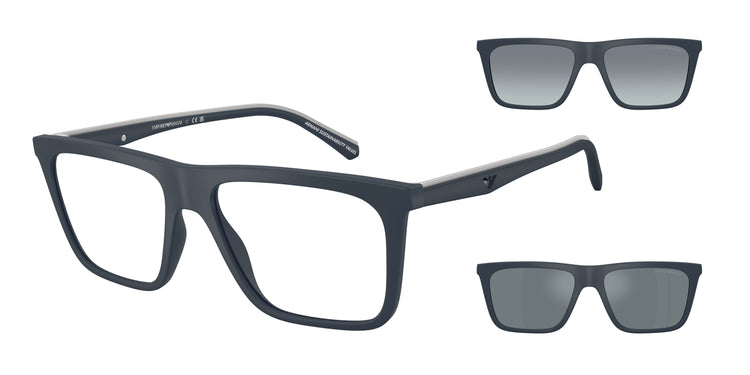 50881W - Matte Blue / Clear