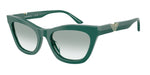 63248E - Shiny Green / Clear Gradient Green