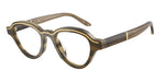 63381W - Brown On Striped Beige / Clear