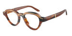 63391W - Striped Dark Brown / Clear