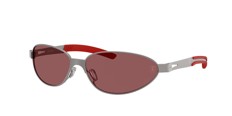 137/1E - Gunmetal Matte / Red