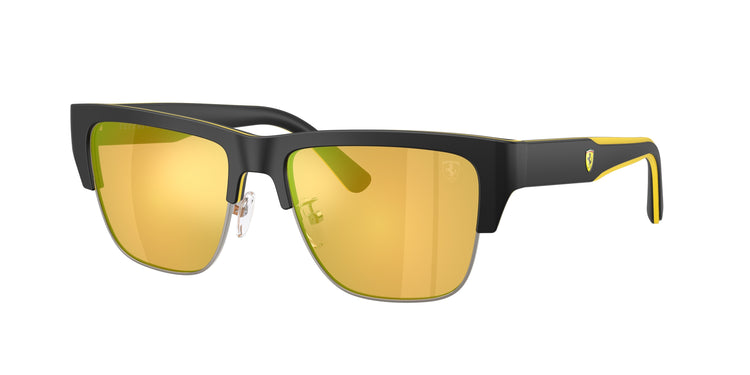 762/8N - Black/Yellow / Yellow Mirror