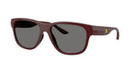 530/81 - Red Bordeaux Matte / Dark Grey Polarized