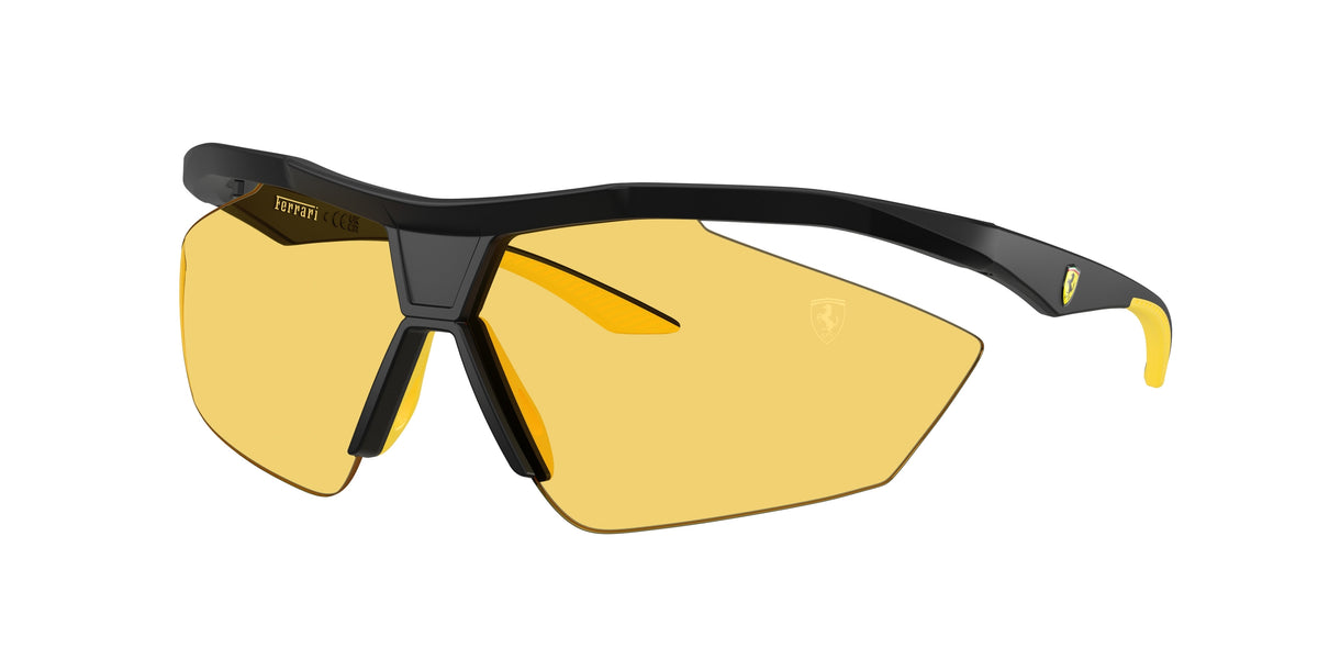 504/85 - Black Matte / Yellow Solid