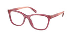 5824 - Transparent Oxblood / Demo Lens