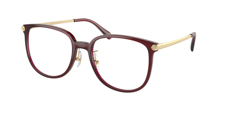 5824 - Transparent Burgundy / Demo Lens