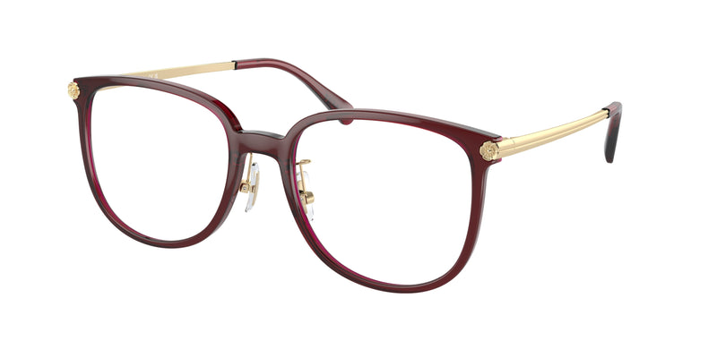 5824 - Transparent Burgundy / Demo Lens