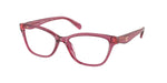5824 - Transparent Burgundy / Demo Lens