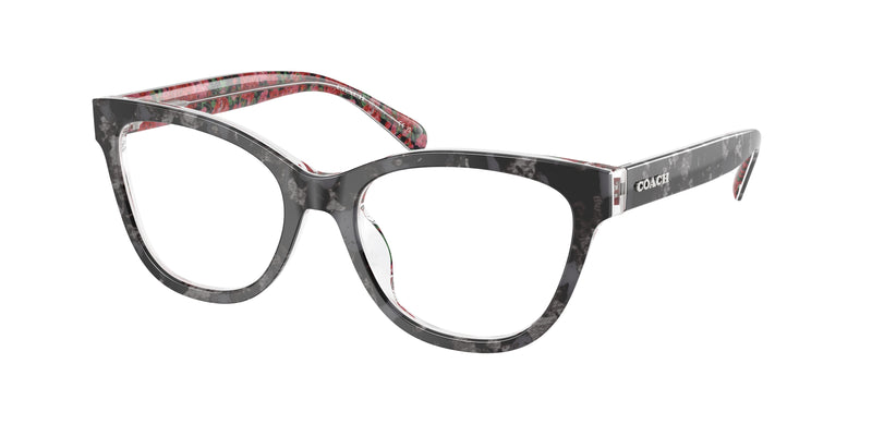 5856 - Black Tortoise/Pink Floral / Demo Lens