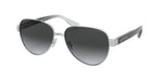 9001T3 - Silver / Dark Grey Gradient Polarized