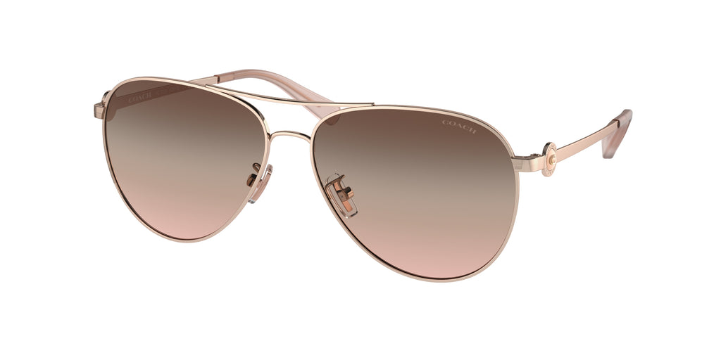 9331U8 - Shiny Rose Gold / Brown Pink Gradient