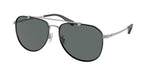 936881 - Satin Gunmetal/Black / Grey Solid Polarized
