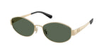 900571 - Shiny Light Gold / Dark Green Solid
