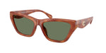577482 - Caramel Tortoise / Green Solid