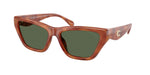 57749A - Caramel Tortoise / Green Solid Polarized