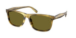 5945/2 - Striated Olive / Green Solid