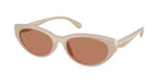 58843 - Khaki Solid / Brown Solid
