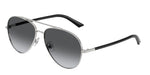 3002T3 - Silver / Polarized Gradient Grey