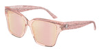 5039/Z - Transparent Pink Glitter / Pink Mirror Rose Gold