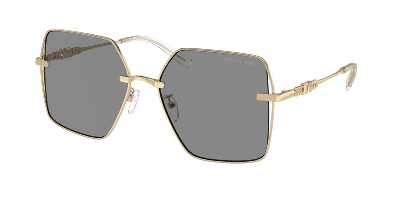 10143F - Shiny Light Gold / Grey Solid
