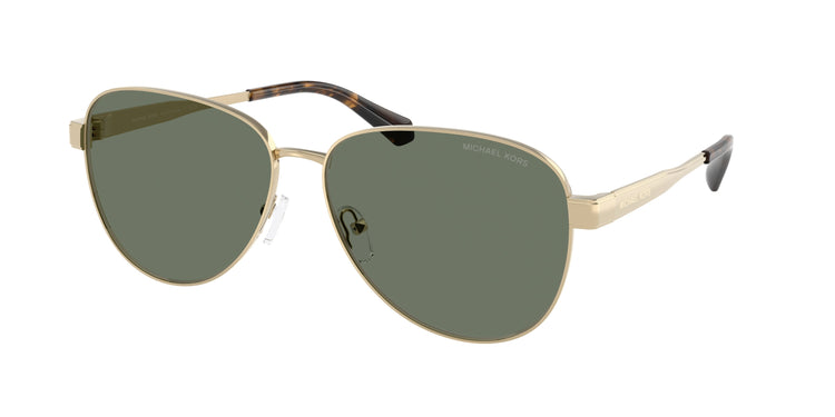 10143H - Light Gold Shiny / Green Solid
