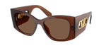 402173 - Brown Transparent / Brown Solid