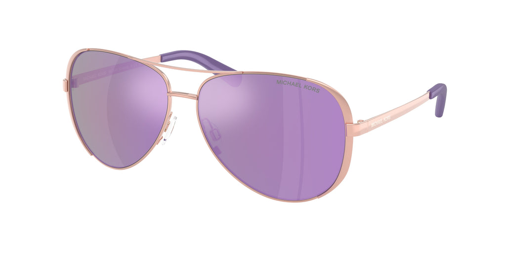 10034V - Rose Gold / Purple Mirror