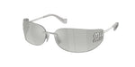 1BC10Y - Silver / Gray Mirror Silver Gradient