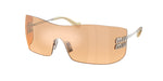 1BC80Y - Silver / Orange Mirror Silver Gradient