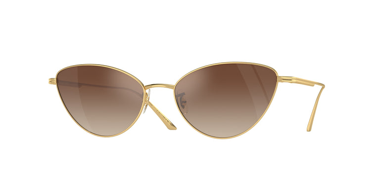 5332Q1 - Gold / Dark Brown Gradient Mirror