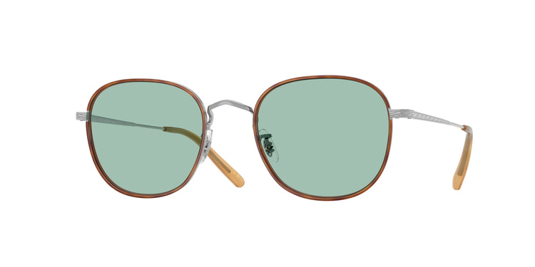 5036 - Silver/Amber / Demo Lens Sea Green Wash