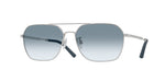 506370 - Brushed Silver / Sky Gradient Wash To Dark Transitions®