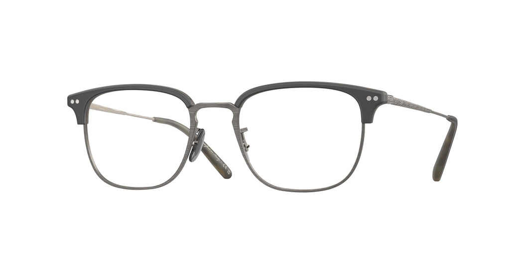 1282 - Semi-Matte Black-Olive Tortoise-Antique Pewter / Demo Lens