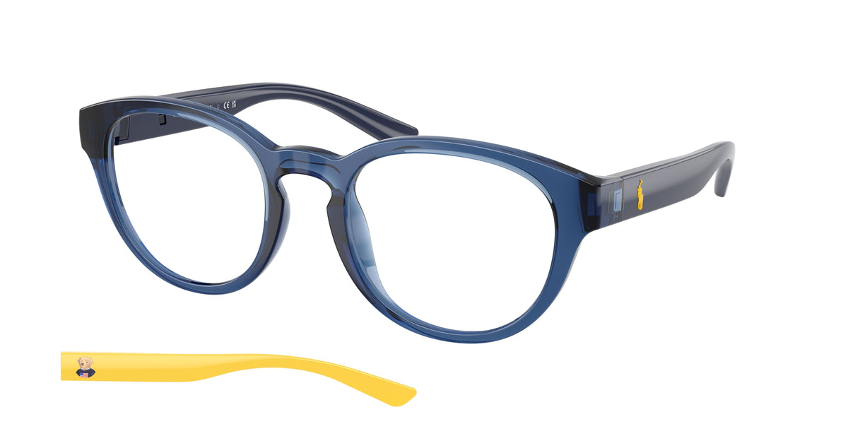 5717 - Shiny Transparent Blue / Demo Lens