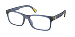 5735 - Matte Transparent Navy / Demo Lens