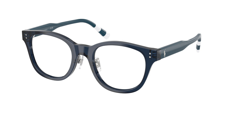 6314 - Shiny Transparent Blue / Demo Lens