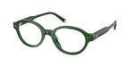 6361 - Shiny Transparent Dark Green / Demo Lens