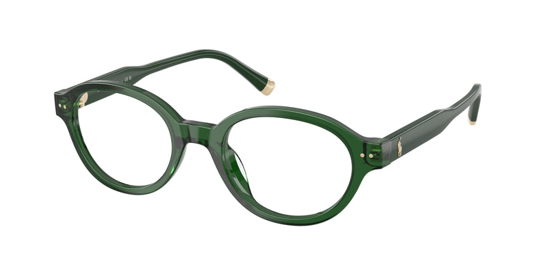 6361 - Shiny Transparent Dark Green / Demo Lens