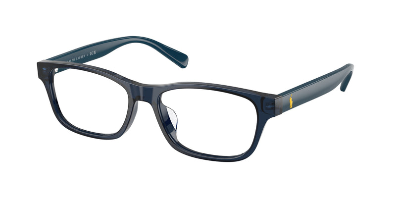 5465 - Shiny Transparent Navy Blue / Demo Lens
