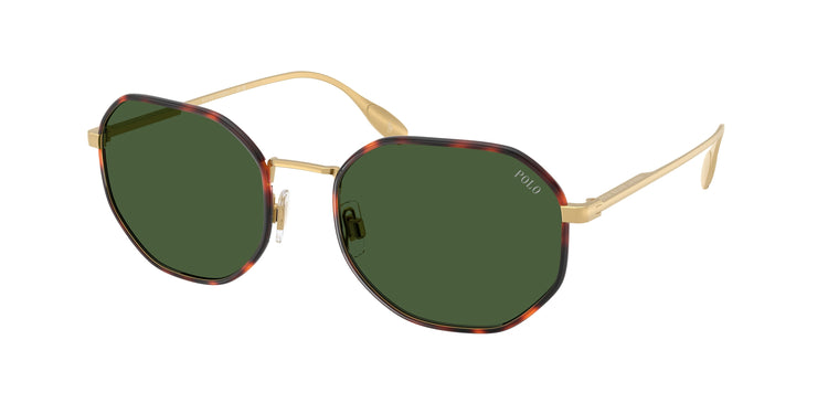 947771 - Semishiny Gold / Bottle Green
