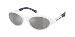 51016G - Shiny White / Grey Mirror Silver