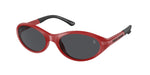 609187 - Shiny Red / Grey