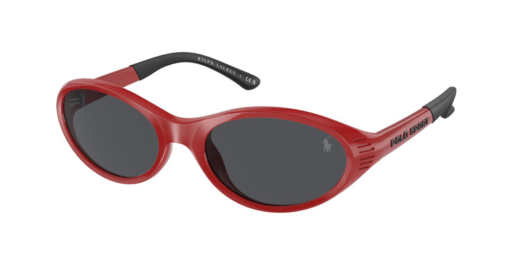 609187 - Shiny Red / Grey