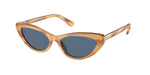 607980 - Shiny Light Honey Havana / Blue