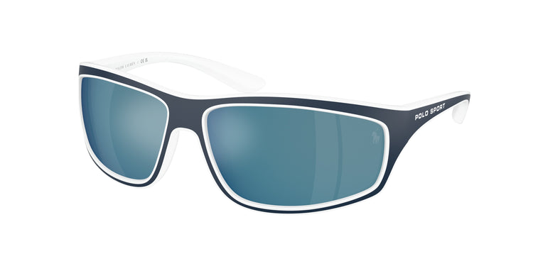 547155 - Matte White/Blue / Grey Mirror Blue