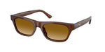 63532L - Shiny Transparent Brown / Light Yellow Gradient
